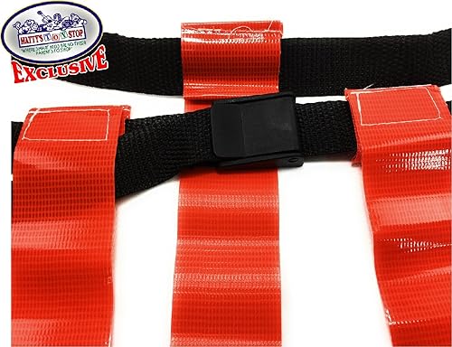 Miniatura 3 de Matty's Toy Stop Juego de fútbol de lujo con bandera de 14 hombres con 7 cinturones amarillos que se pueden quitar, 7 cinturones rojos que se pueden