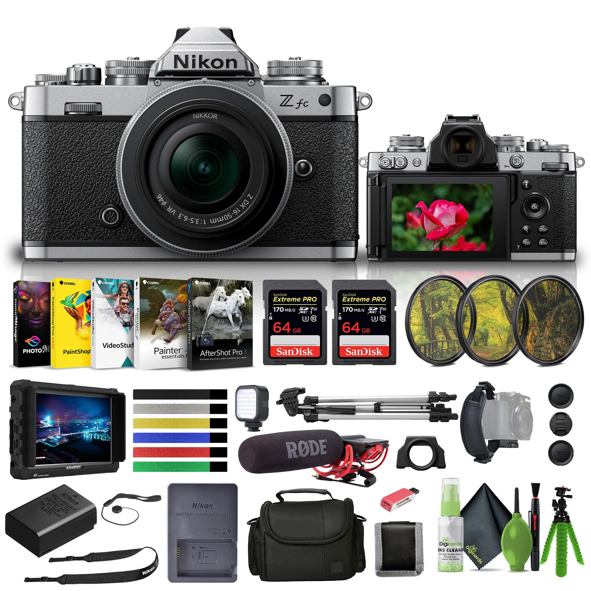 Amazon.com : Nikon Zfc Mirrorless Camera with 16-50mm Lens Silver