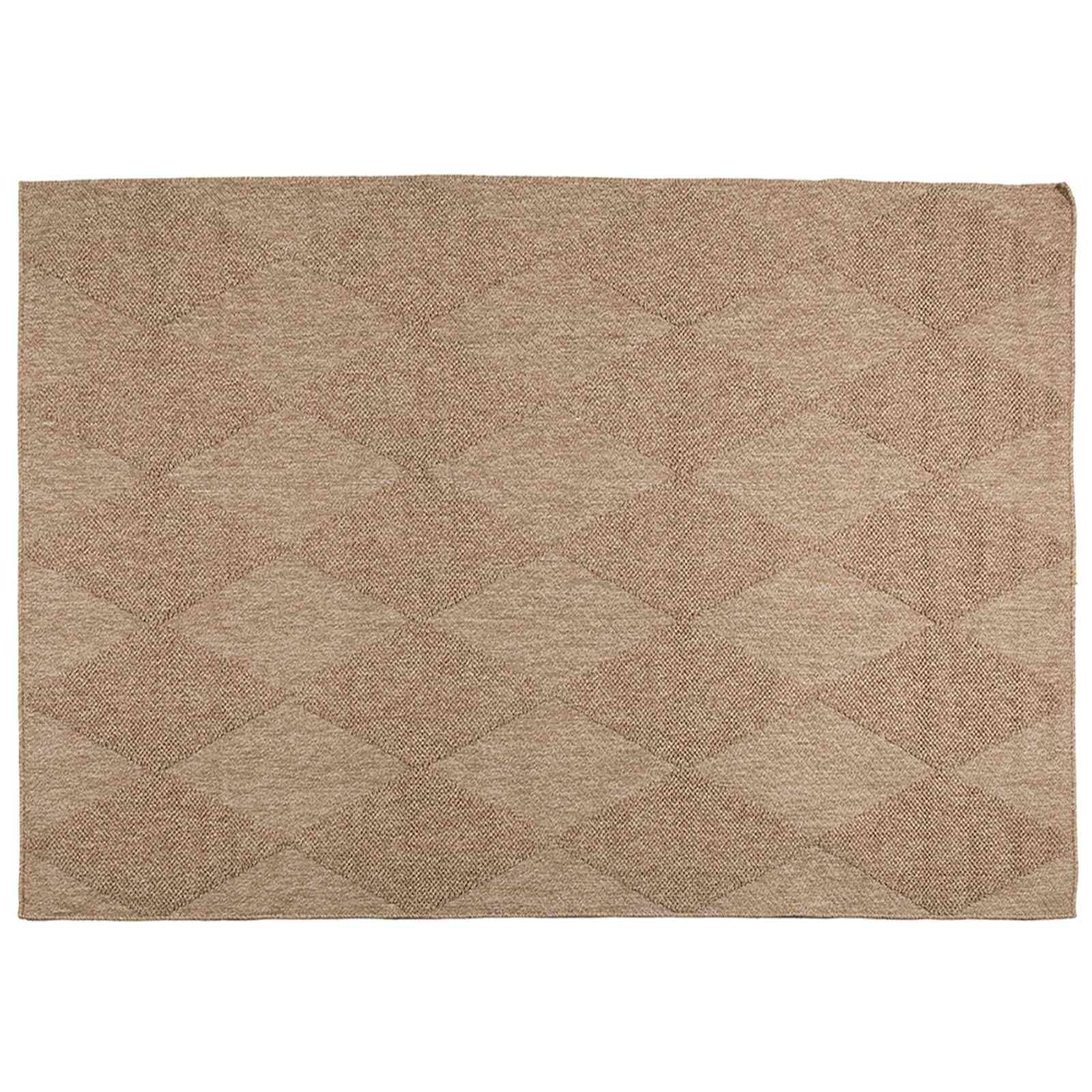 Alfombra de poliéster, 200 x 140 cm | Parte trasera antideslizante, lavable a máquina a 60 grados, con tratamiento antiruido, para interior y exterior