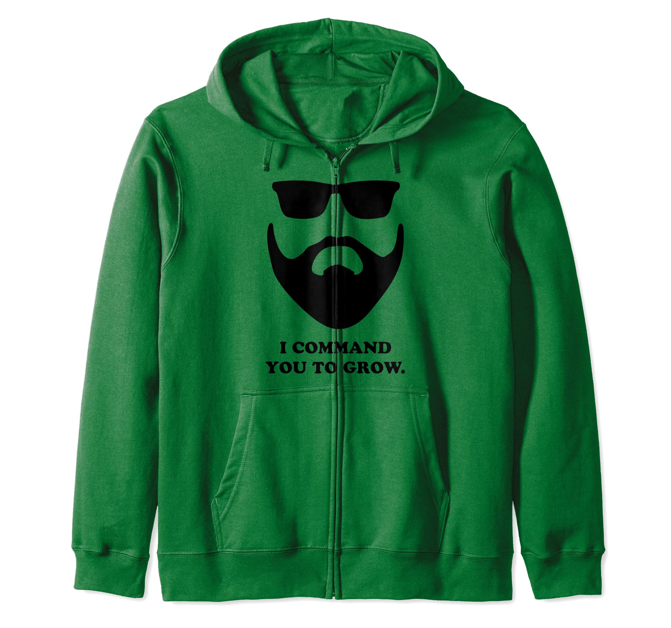 Beards For AllI Command You To Grow Beard T-Shirt Zip Hoodie