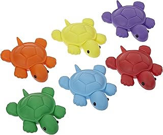 Sportime Indestructible Bean Bag Turtles, Set of 6