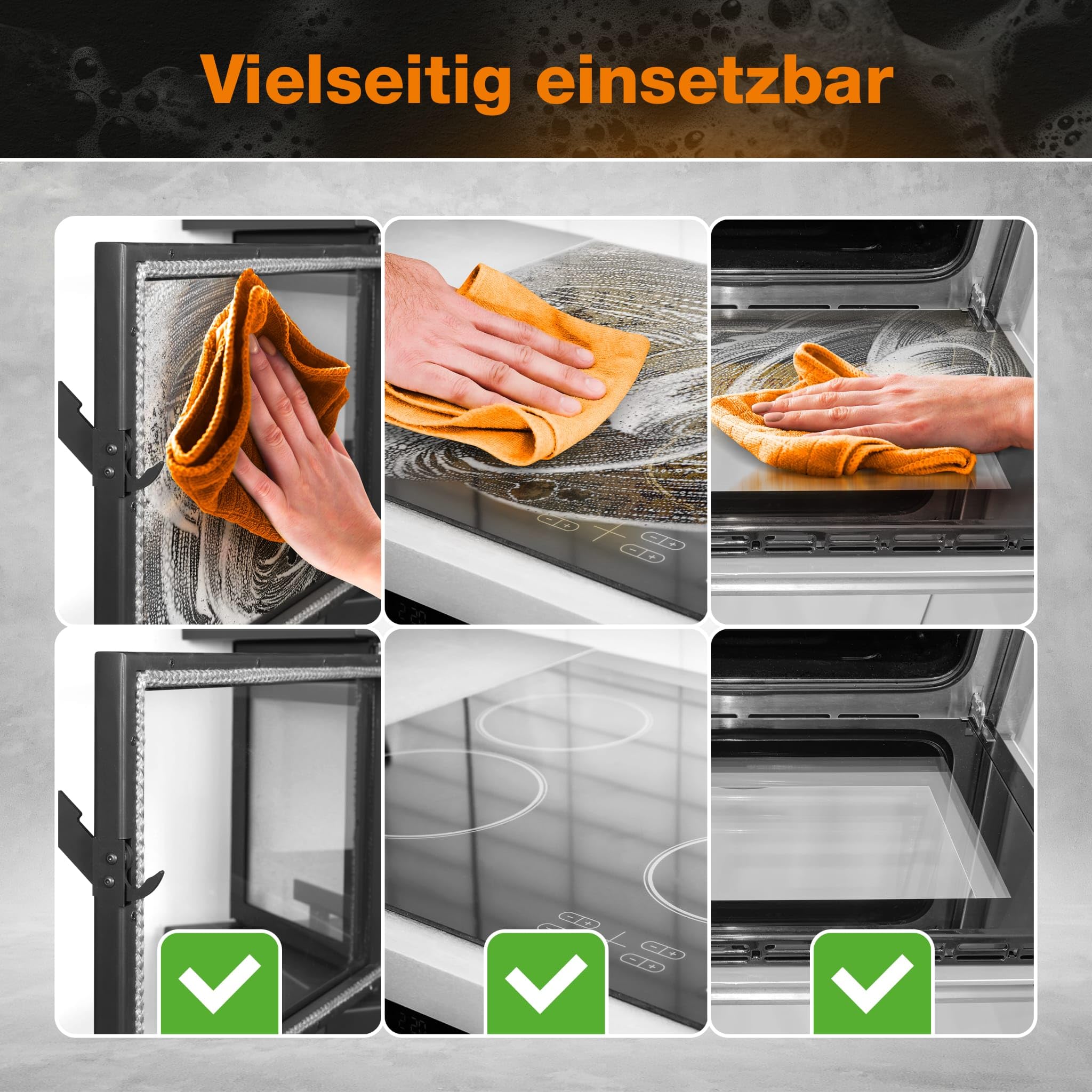 Kaminscheibenreiniger - Kraftvoller Kaminglasreiniger & Ofenglasreiniger für porentiefe Sauberkeit auf Glas & Metalloberflächen - Kaminglasreiniger extra stark - Kaminreiniger (1x400ml Dose)