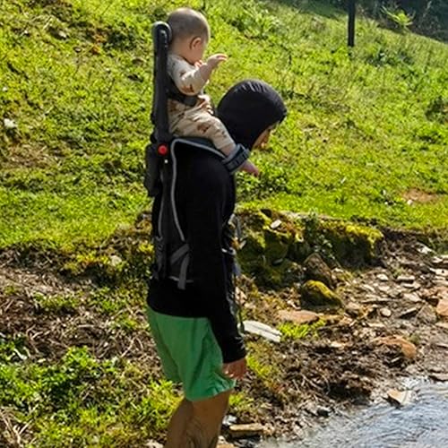 Miniatura 7 de WIPHA Mochila transportadora de senderismo, ligera para niños pequeños con sombrilla, mochila para niños de 6 meses a 2 años