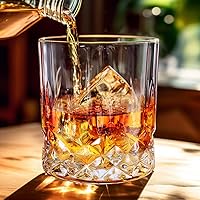 Vista 5 de Yaomiao 16 pack Old Fashioned Whiskey Glasses Bulk 10 oz Bourbon Cocktail Rocks Glasses for Whiskey Bourbon Liquor and Cocktail Drinks Gift