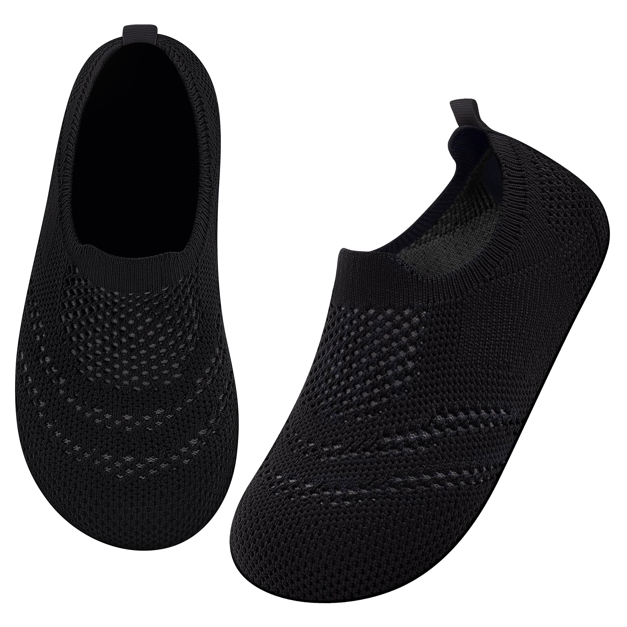 Kyopp Hausschuhe Kinder Jungen Mädchen Turnschläppchen Leichte Pantoffeln | Rutschfest Barfussschuhe, Atmungsaktiv Schläppchen, Kindergartenschuhe, Barfuß Hausschuhe Kinder, Weich Unisex Slippers