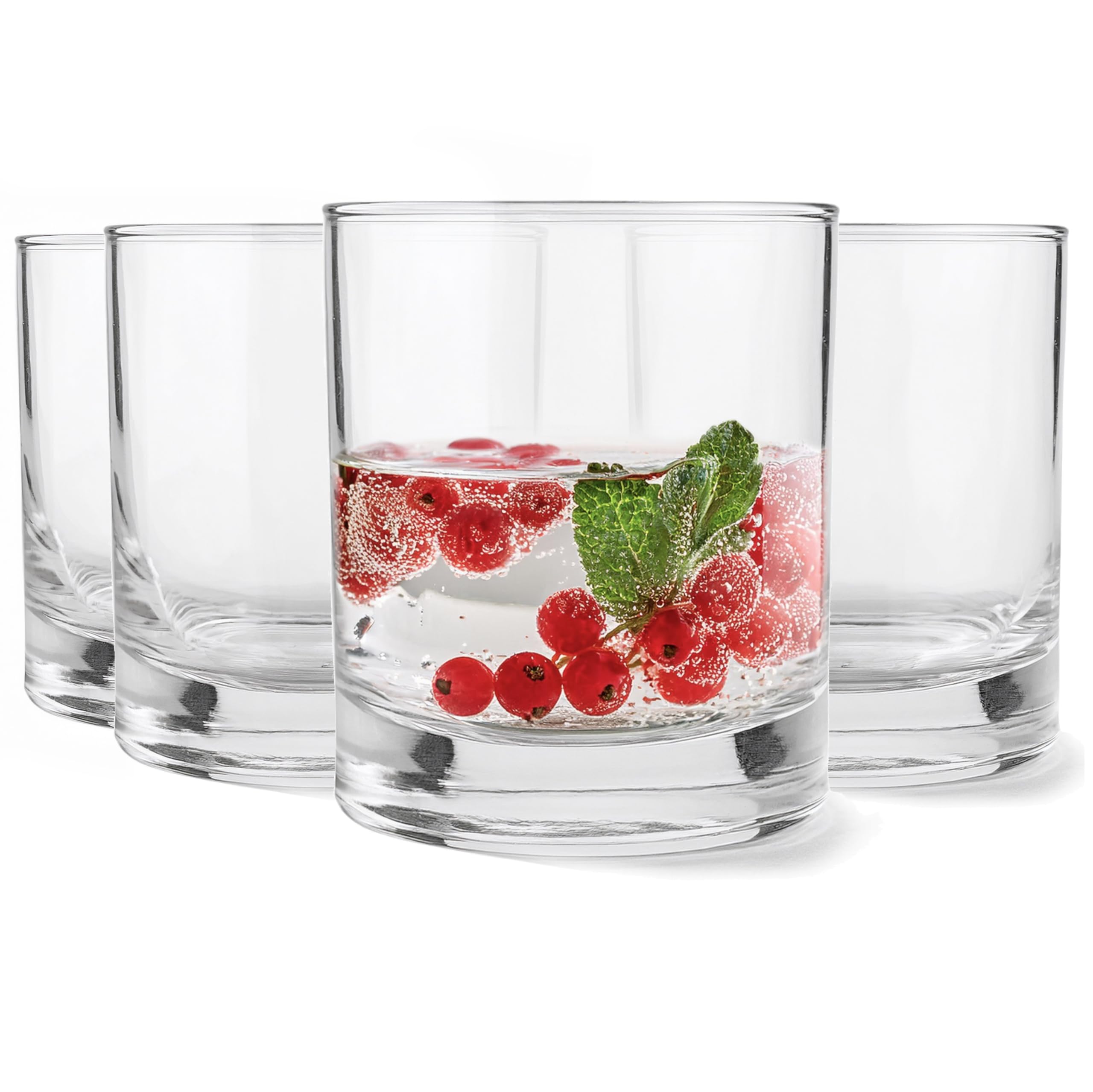 Glasmark KROSNO 1992 Glass Water Glass 260 ml Robust Dishwasher Safe High Gloss Transparent