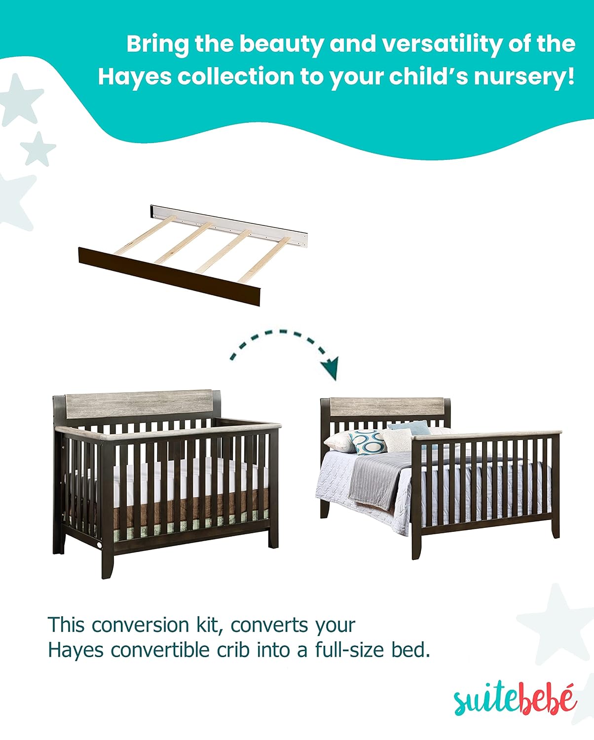 Suite Bebe Hayes 4-in-1 Convertible Crib Instruction Manual