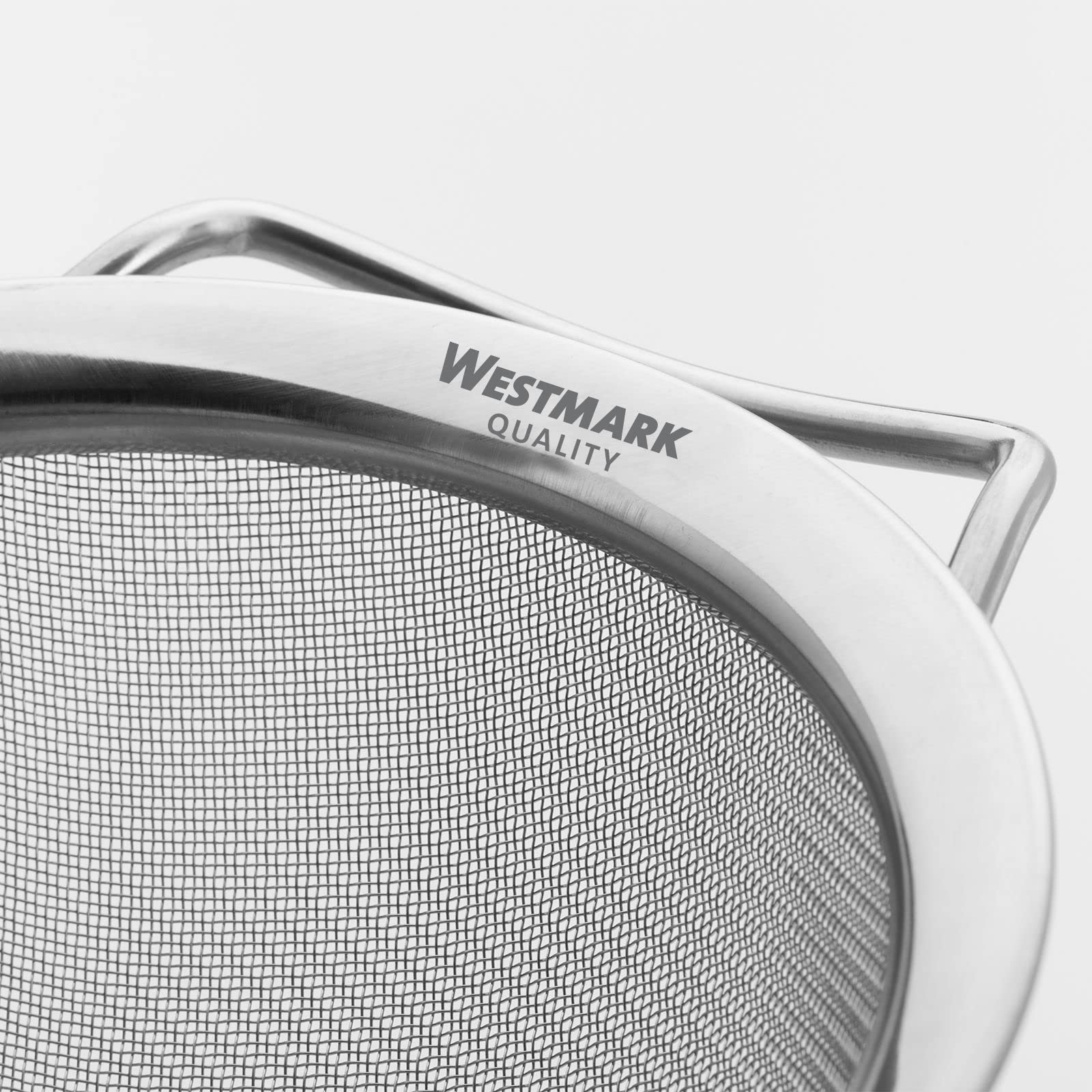 Westmark 2 Haushaltssiebe mit breitem Rand, Picante, ø 16 cm + ø 20 cm, Rostfreier Edelstahl, Silber, 121622E6