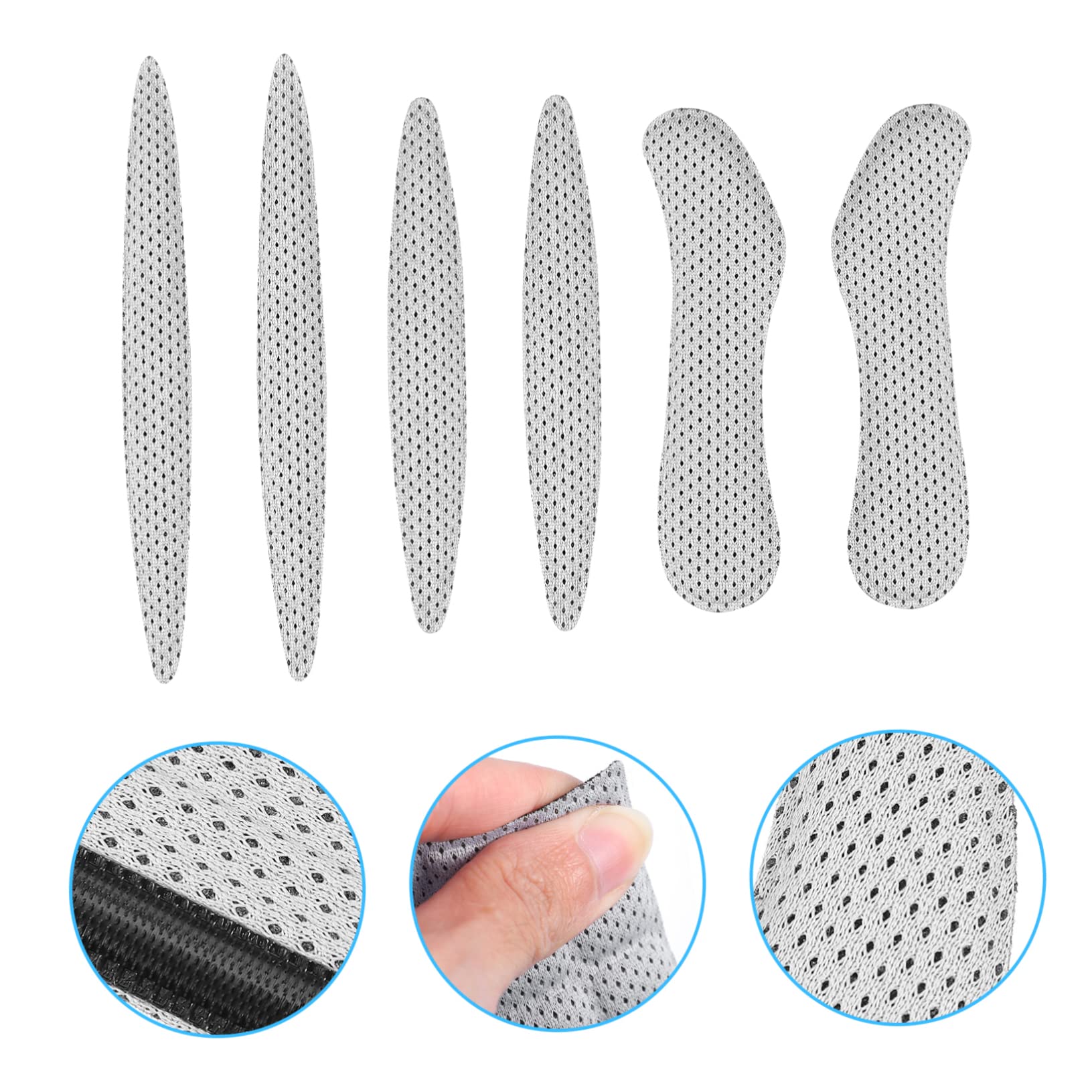 Garneck Motorcycle Insulation Padding Breathable Heat Resistant Anti-slip Lining Sets