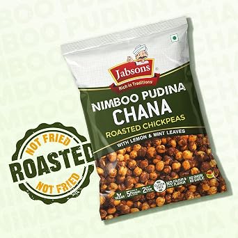 Organic Roasted Chana Nimboo Pudina