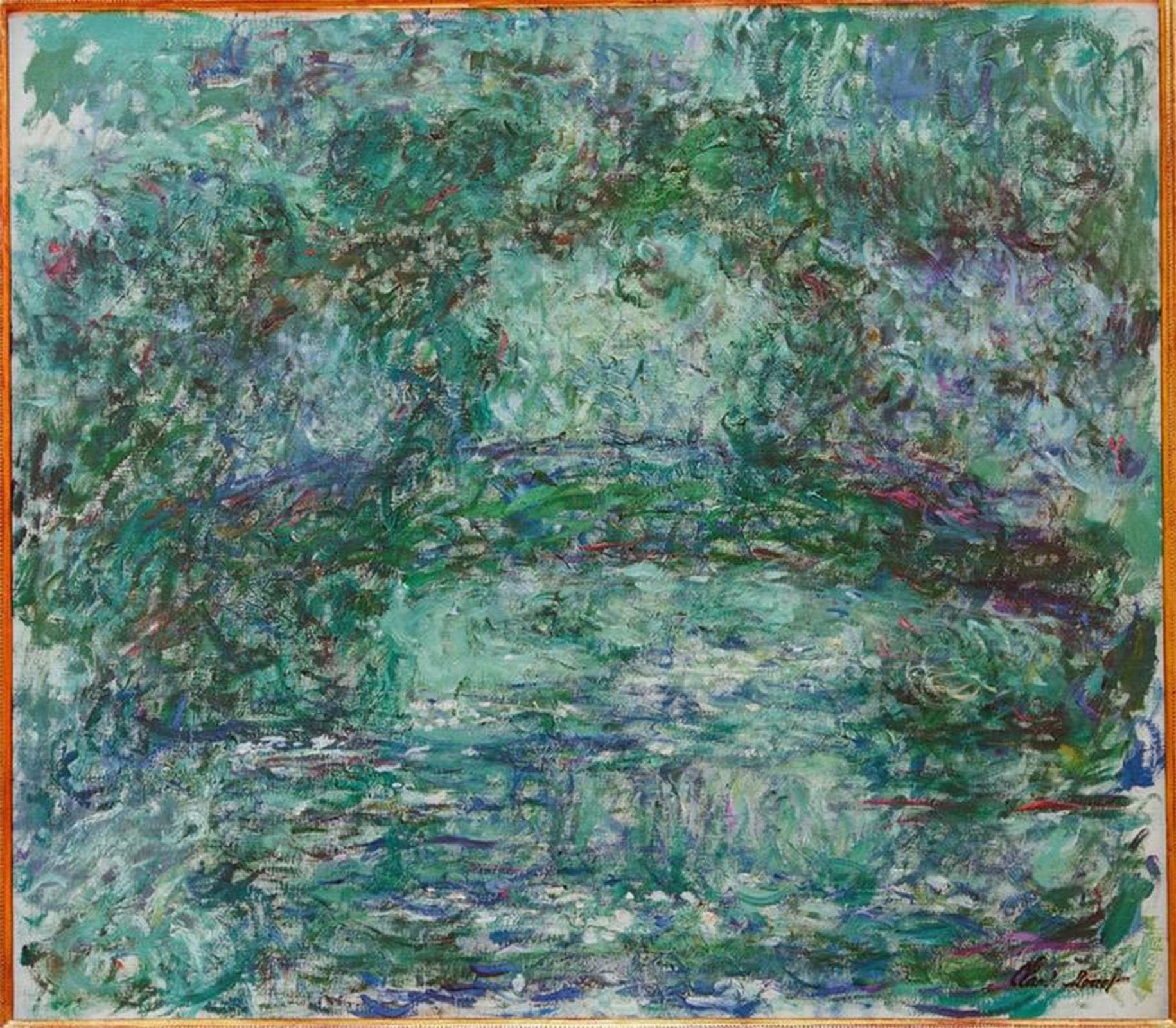 POSTERIIk Vintage Art Print Images Pictures Print The Japanese Bridge by Claude Monet Modern Colour Posters for Office Home Decor 60x90cm
