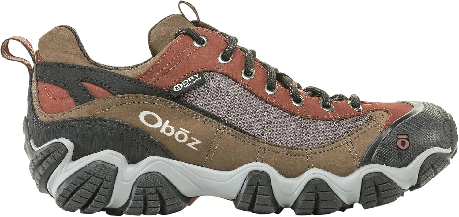 Oboz Men's Firebrand II Low B-Dry, Earth, 10