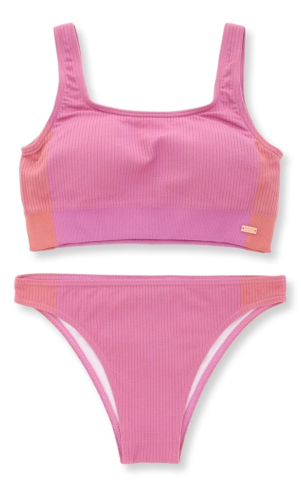 Amazon.co.jp: [ロキシー] ビキニ スクエアネック型リブニット