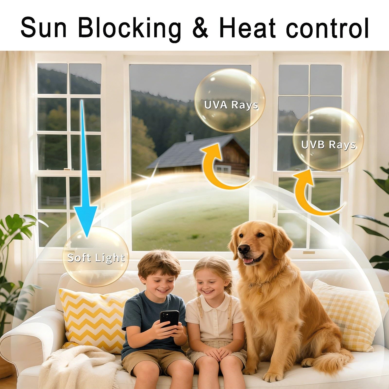 Vinilos para Cristales 100 x 300 cm Lámina Privacidad Ventana Anti UV Control de Calor Anti Sol Ventana Vinilo Adhesivo Cristal Efecto Espejo para Ducha Hogar Tienda Casa, Plata de Doble Cara