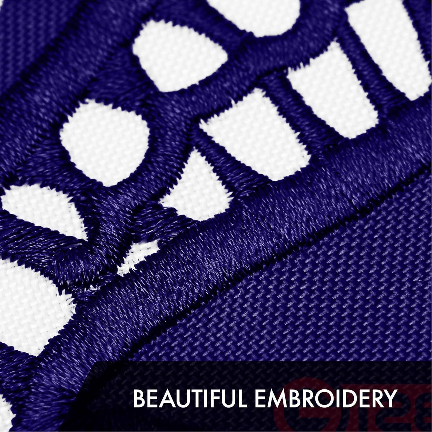 G128 Iowa IA State Deluxe Flag | 3x5 Ft | ToughWeave Series Embroidered 300D Polyester | Embroidered Design, Indoor/Outdoor, Brass Grommets - Image 3