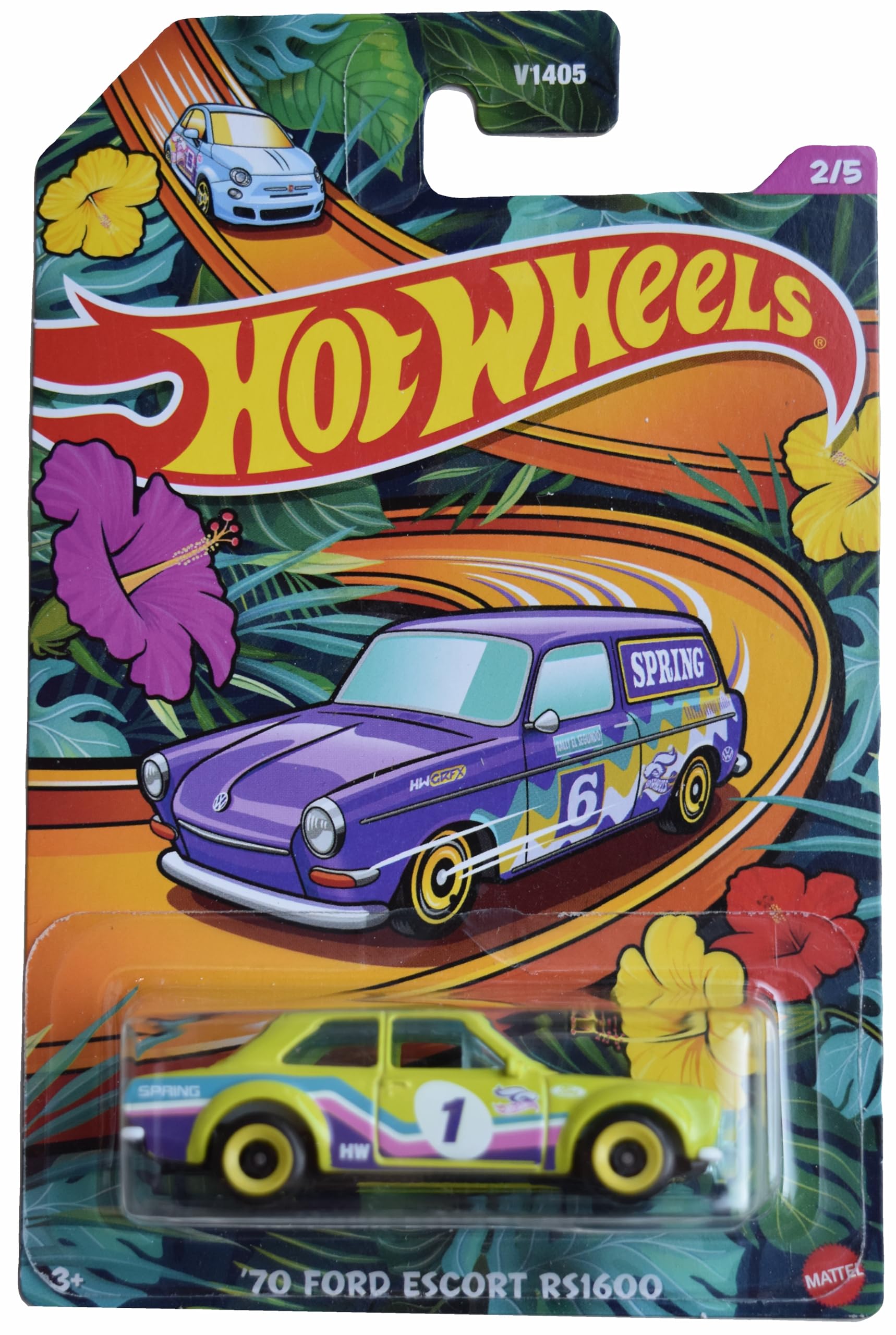 Amazon.com: Hot Wheels '70 Ford Escort RS1600, Green 2/5 : Toys