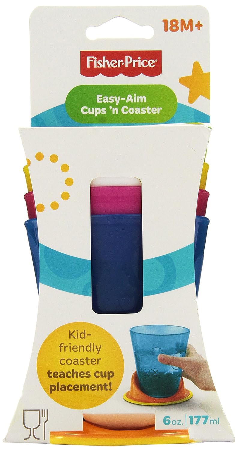 Fisher-Price Table Time Cups 'n Coaster, Neutral