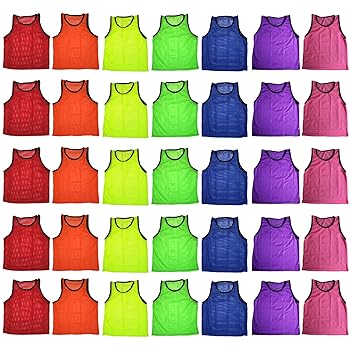 トップス MESH PRACTICE VEST BLACK / RED S Amazon.com: BlueDot Trading Adult Nylon Mesh Scrimmage