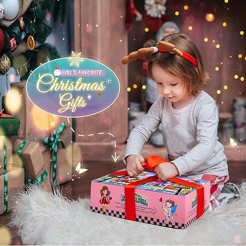 Miniatura 8 de Jeowoqao Disfraces de vestir para niñas pequeñas, ropa de vestir de princesa para niñas pequeñas, juego de disfraces para niños con disfraces de