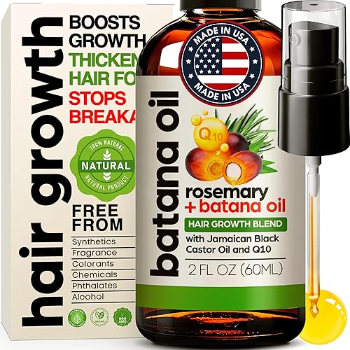 Aceite de batana para el crecimiento del cabello, 100% puro, orgánico, prensado en frío, sin refinar de Honduras por Dr. Sebi, natural, vegano para