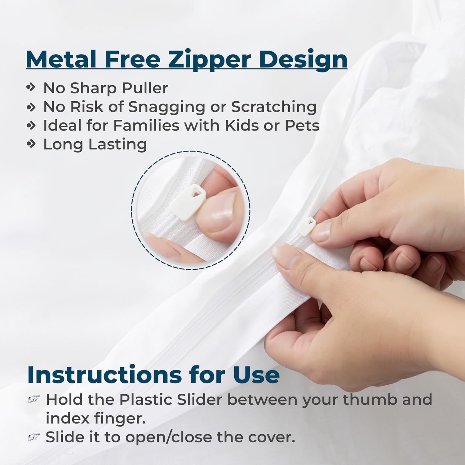 Dreamology 100% Cotton White Duvet Cover Queen Size Luxury Hotel Quality Bedding Set Embroidered Duvet Covers with 2 Pillow Shams Breathable Hypoallergenic Zipper Closure 3 Pieces Duvet Set, Gold