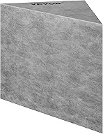 EPS Composite Triangular Tile Shower Seat, 22.4" x 16" x 20", 440lbs Load-Bearing, Waterproof & Leak Proof, Ready to Tile Shower Bench, Grey