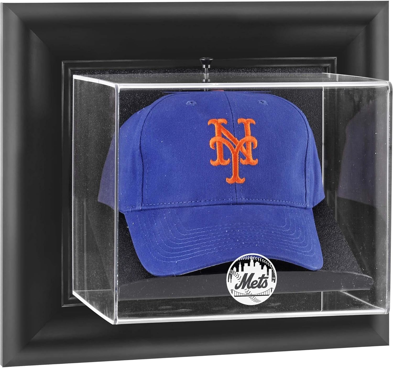 Sports Memorabilia New York Mets Black Framed WallMounted