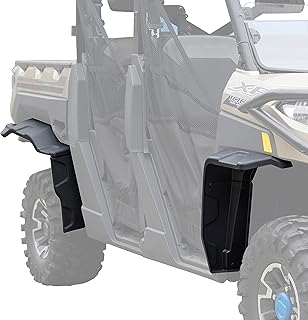 SAUTVS Extended Fender Flares for Ranger XP 1000, Heavy Duty Front & Rear Mud Flaps for Polaris Ranger XP 1000 Crew 2018-2023 Accessories (8PCS)