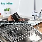 Stainless Steel Slicer Shredder Attachment Compatible with Kitchenaid Stand Mixer Parts Accessories, Vegetable Shredder Cheese Grater with Detachable 5 Blades