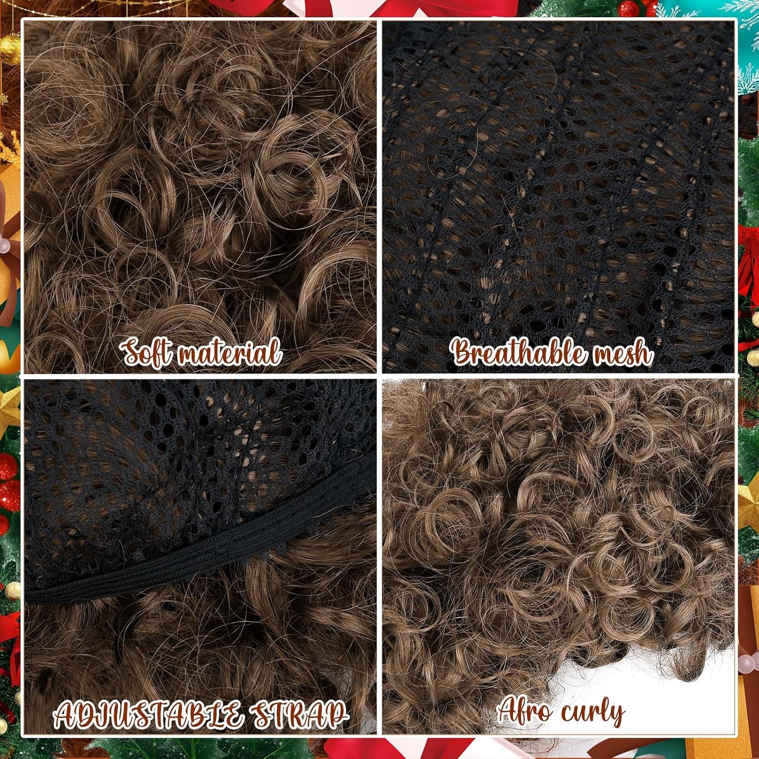 Halloween Movie Cosplay Costume Christmas Funny Costume Wig Gloves Feathers Knit Headband Crowbar for Halloween Adult Men Cosplay Party Dress Up Outfit