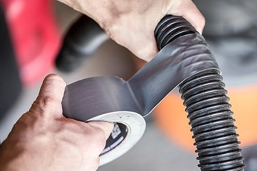 Miniatura 7 de T-REX 240998 Ferociously Strong Tape Cinta adhesiva muy resistente, de 1.88 pulgadas x 35 yardas, con parte trasera impermeable, color gris plomo