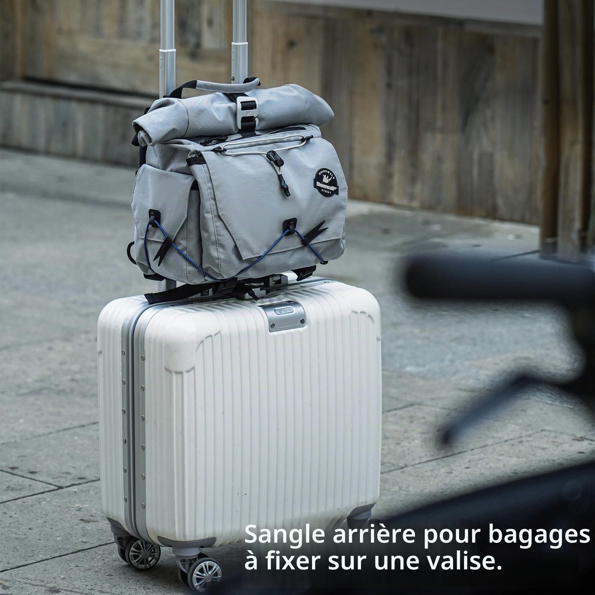 Rhinowalk Sacoche de Guidon de vélo à libération Rapide - pour vélo Pliant Brompton - avec bandoulière