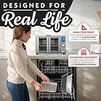 Vista 6 de Gourmia GTF7520 Horno Tostador Freidora de Aire