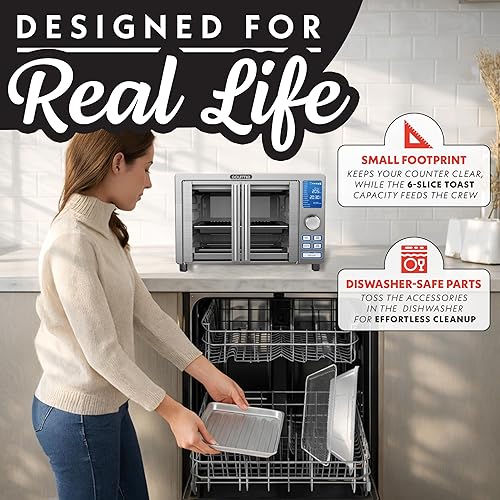 Miniatura 6 de Gourmia GTF7520 Horno Tostador Freidora de Aire