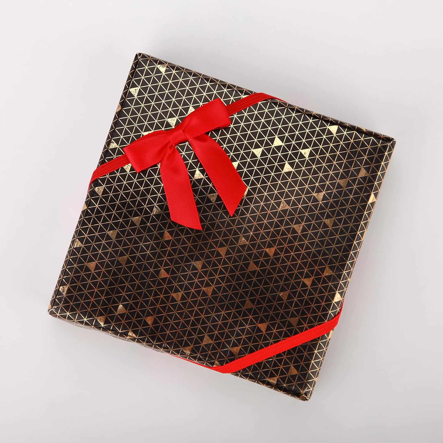 50pcs 8 Inch Stretch Elastic Loops with Pre-Tied Red Ribbon Bows for Gift Wrapping,Baby Showers, Weddings, Christmas Boxes (8", Red) - Image 6