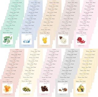{Entel} 100 Pcs COMBO PACKAGE Premium Korean Essence Facial Mask Sheet (10 Types x 10 pcs) Five Chemical Free: No Paraben No Silicon No Mineral Oil No Artificial ColorsNo Ethanol Ãâ‚¬¦