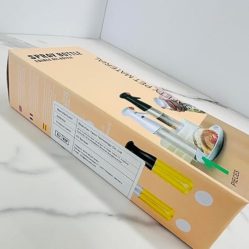 Miniatura 9 de Pulverizador de aceite para cocinar, rociador de aceite de oliva de vidrio de 7.8 fl oz, botella de aceite de canola, accesorios de cocina para