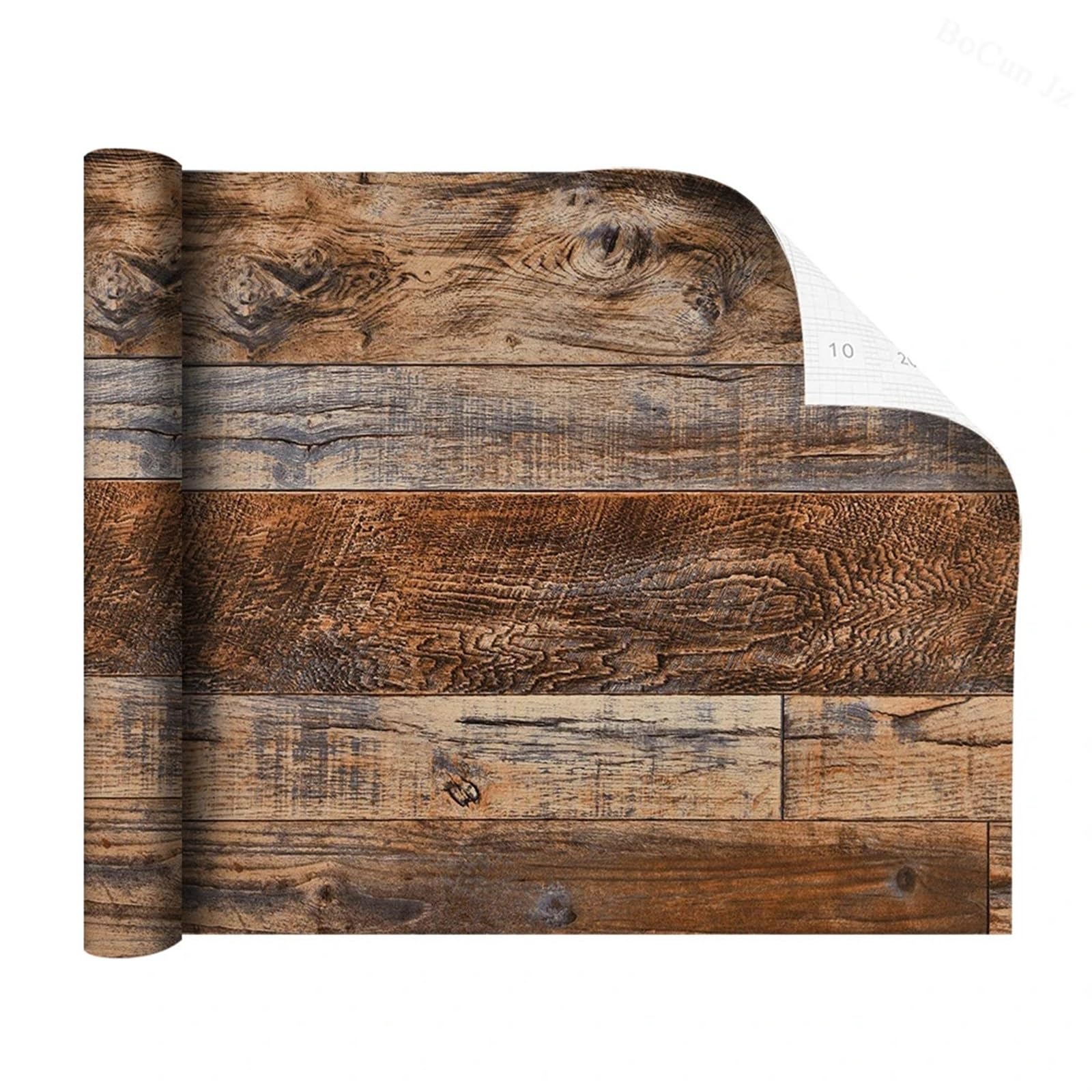 Papier Peint Pour Salon en bois brun adhésif pour relooker une armoire ou une étagère