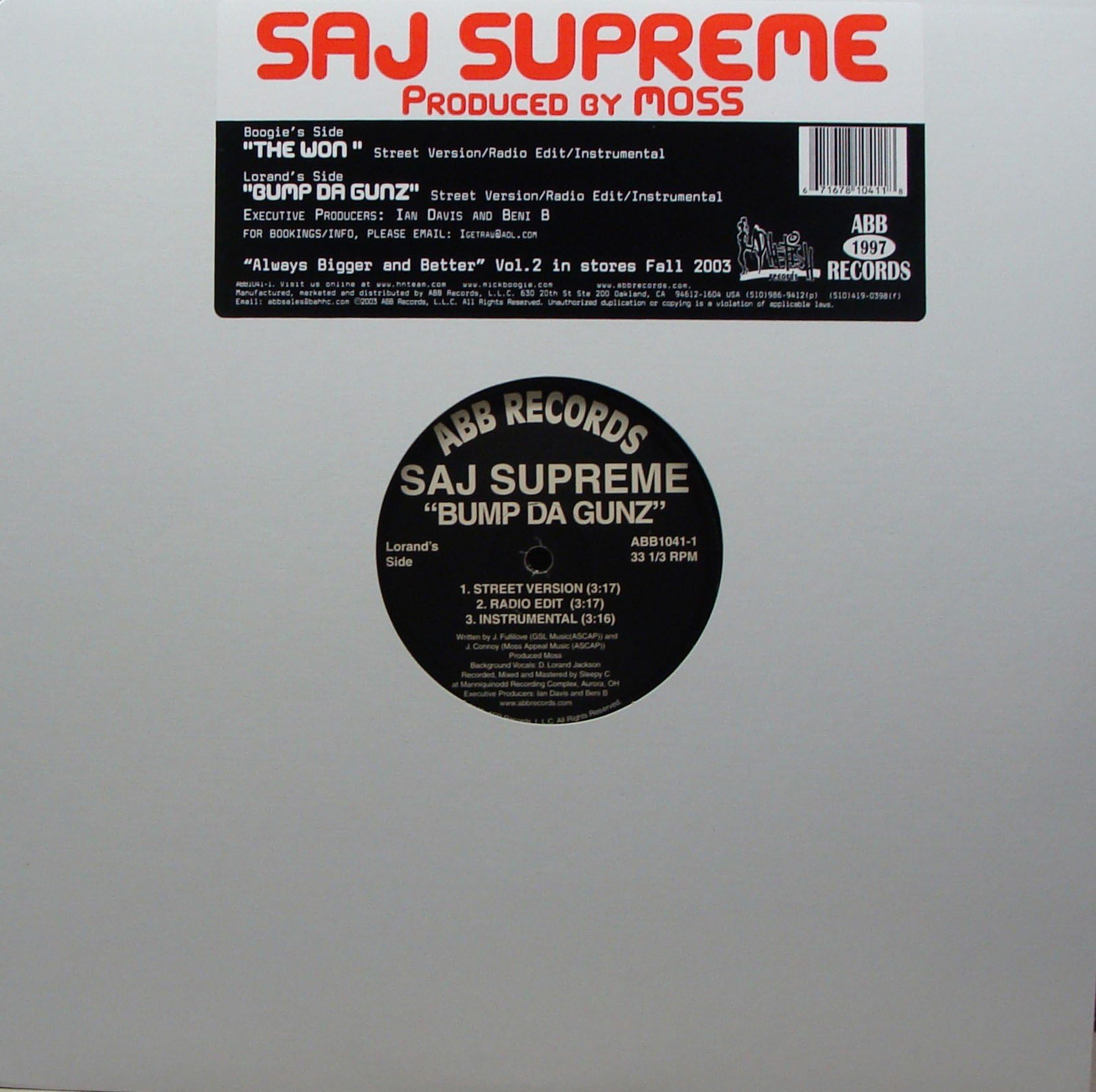 SAJ Supreme ""The Won"" 12'