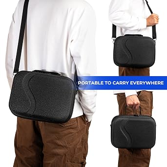 Large Carrying Case for Meta Quest 3/3S, Hard Travel Case Compatible with BOBOVR S3 Pro/KIWI Design Battery Head Strap, Oculus Quest 3/3S Controller, Accessories, Hard Shell and Soft Lining Travel Bag