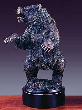 ブロンズ製の熊　木彫りの熊 木彫り熊 這い熊 吠え熊 中 ガラス目 北海道 | MILMOUNTAIN STORE