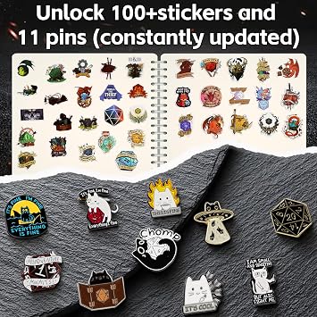 Coyeekn Mystery Dice Set, DND Dice Set of 7 Polyhedral Dice | 1 in 10 Chance to Get Legendary Dice, with Extra Loot, Suitable for Dice Goblin D&D Gift