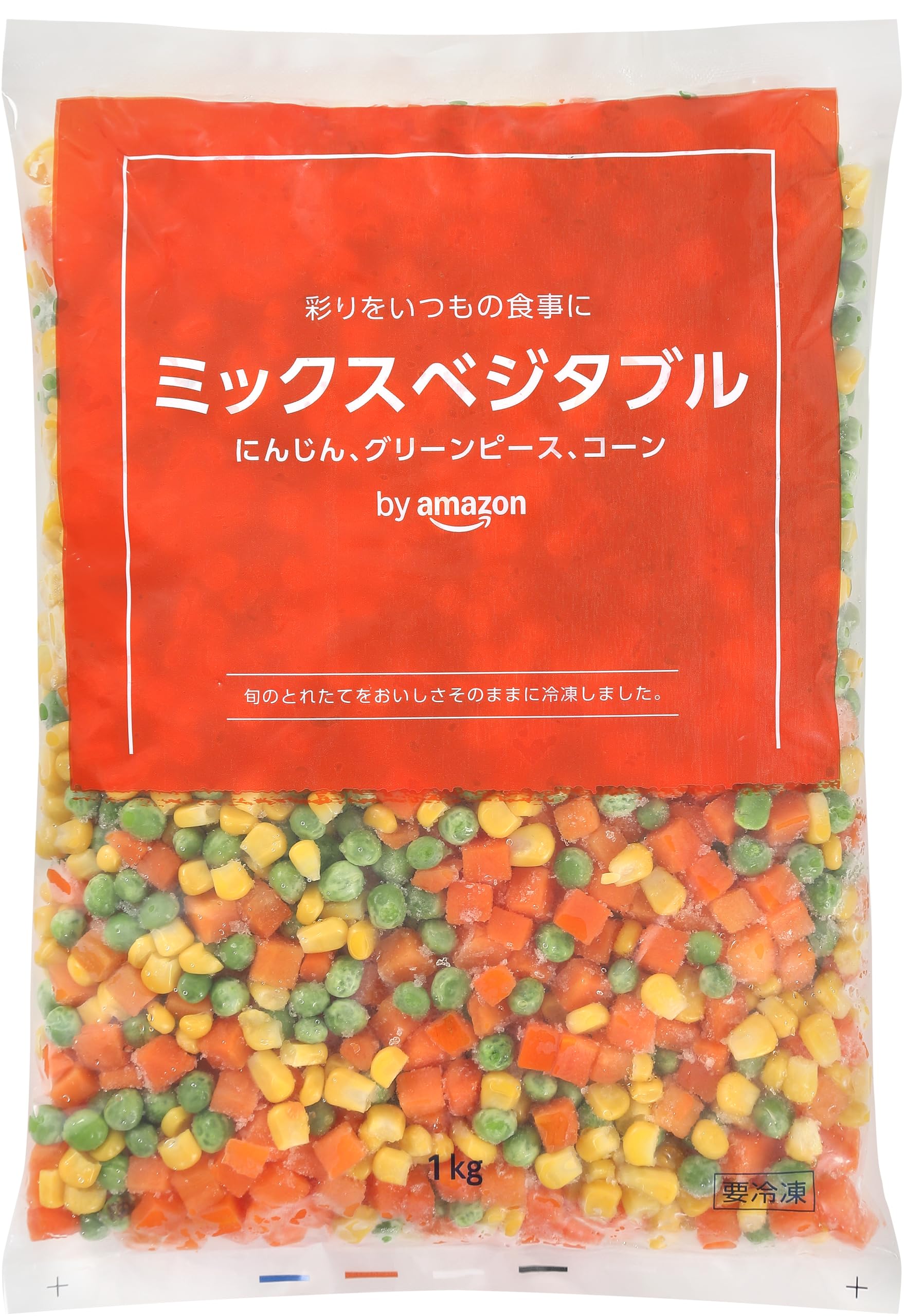 Amazon.co.jp: [冷凍] by Amazon ミックスベジタブル 1kg 大容量