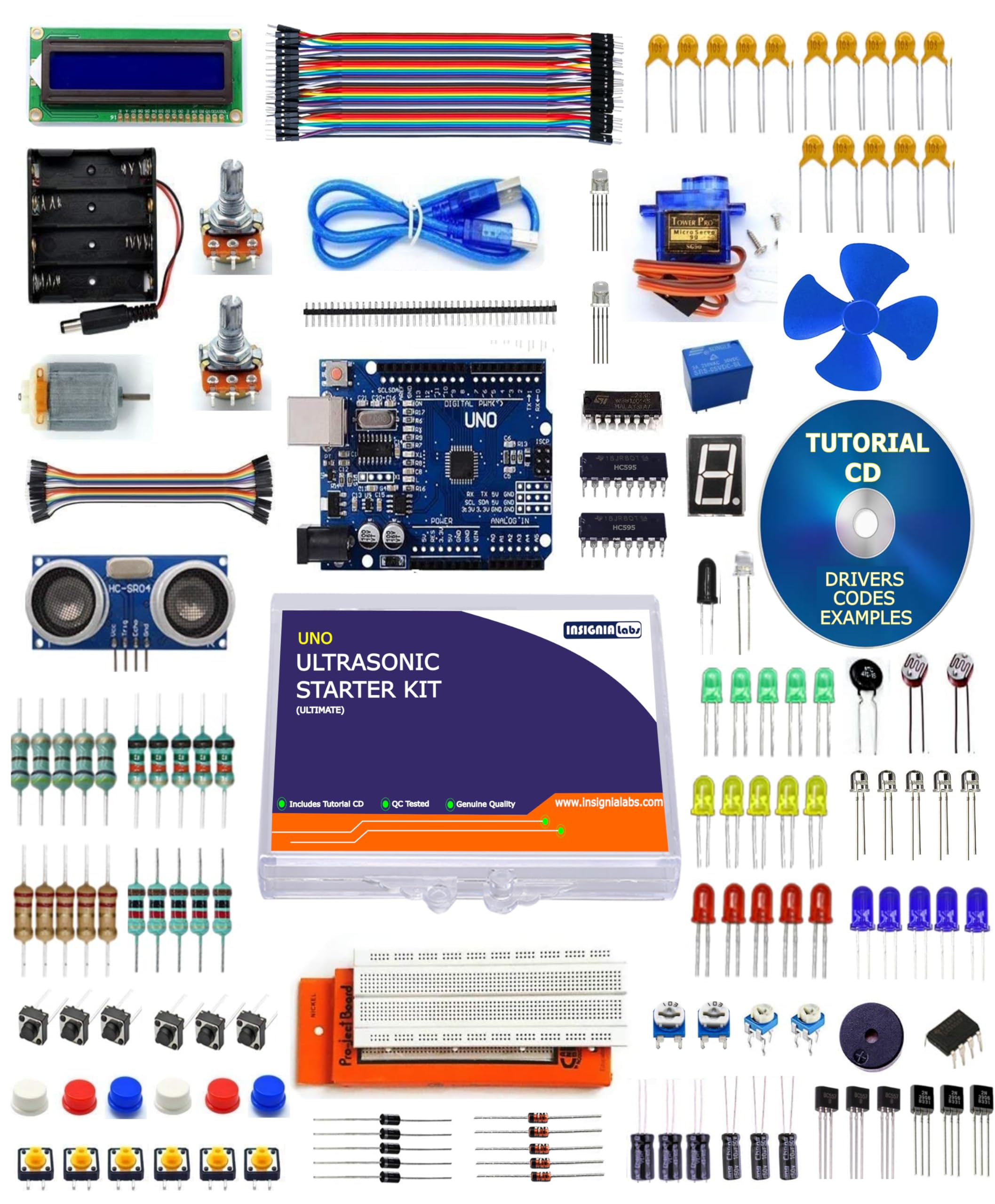 See full amazon price history chart for ILELEC - Ultrasonic Sensor Starter Kit for UNO R3 Compatible with Arduino IDE - Includes Code & Tutorial CD, UNO R3 Board, Servo Motor, LCD1602, 7 Segment, DC Motor, Storage Box & More ILELEC - Ultrasonic Sensor Starter Kit for UNO R3 Compatible with Arduino IDE - Includes Code & Tutorial CD, UNO R3 Board, Servo Motor, LCD1602, 7 Segment, DC Motor, Storage Box & More (B0D83SL385) Amazon Price History, Amazon Price Tracker