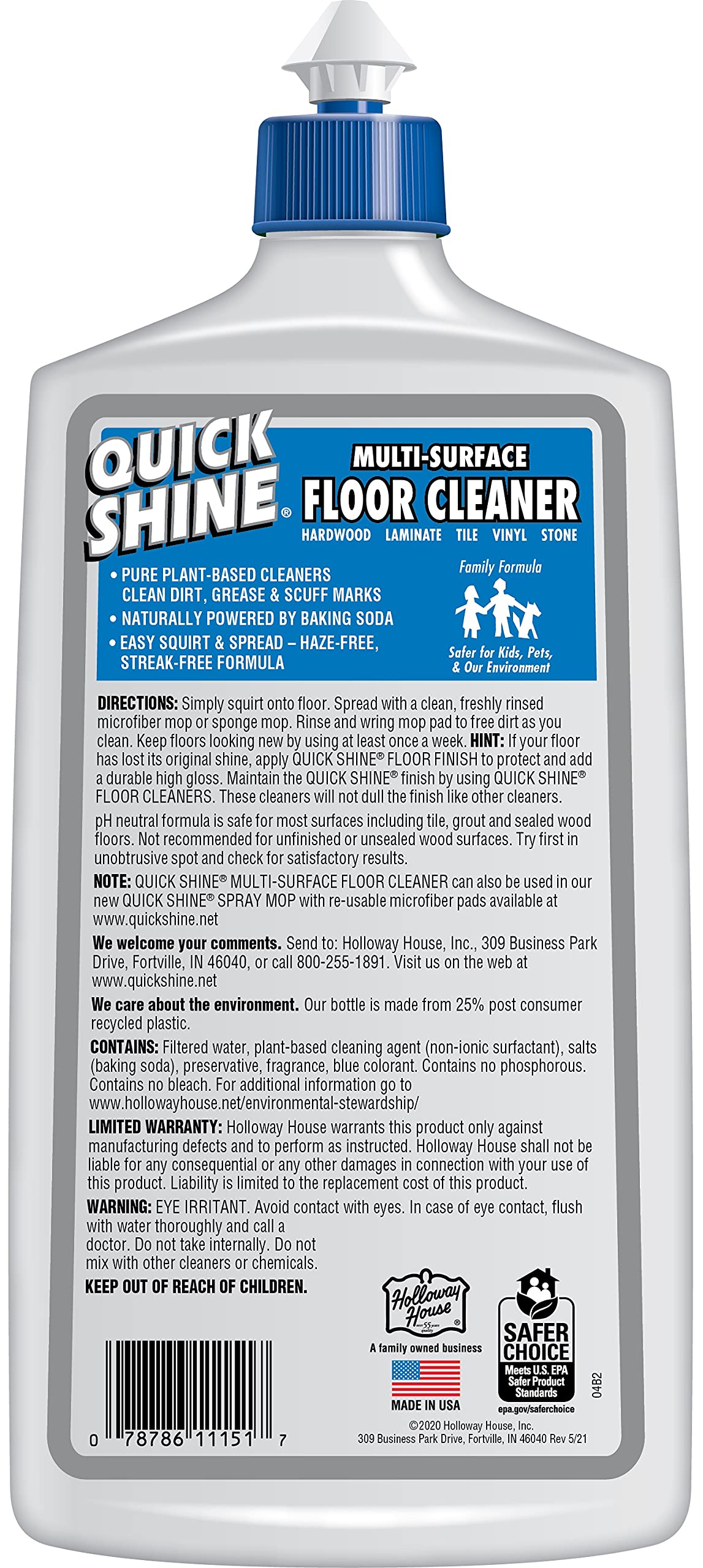 Buy Quick Shine Multi Surface Floor Cleaner 27oz Ready to Use, Dirt