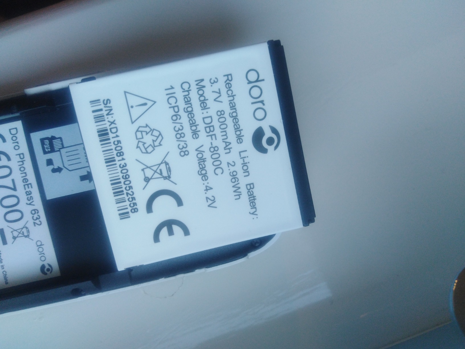 Battery Compatible With Doro Phone Easy 409 410 611 610 621 - Foto 11