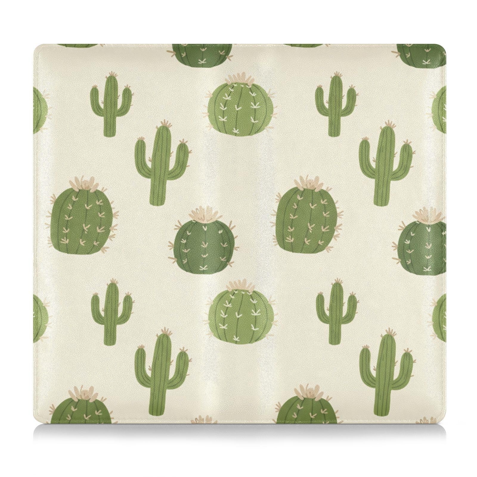 BURSTDDY Cactus Leather Car Registration and Insurance Holder,Registration and Insurance Card Holder Glove Box Car Organizer Car Document Holder for Cards, Driver License