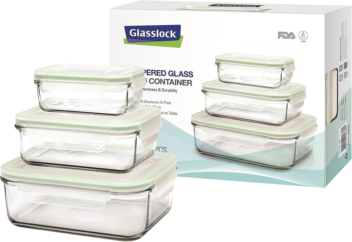 contenitore in vetro per frigorifero