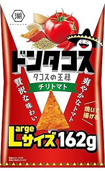 Amazon.co.jp: 湖池屋 Largeサイズ ドンタコス チリトマト