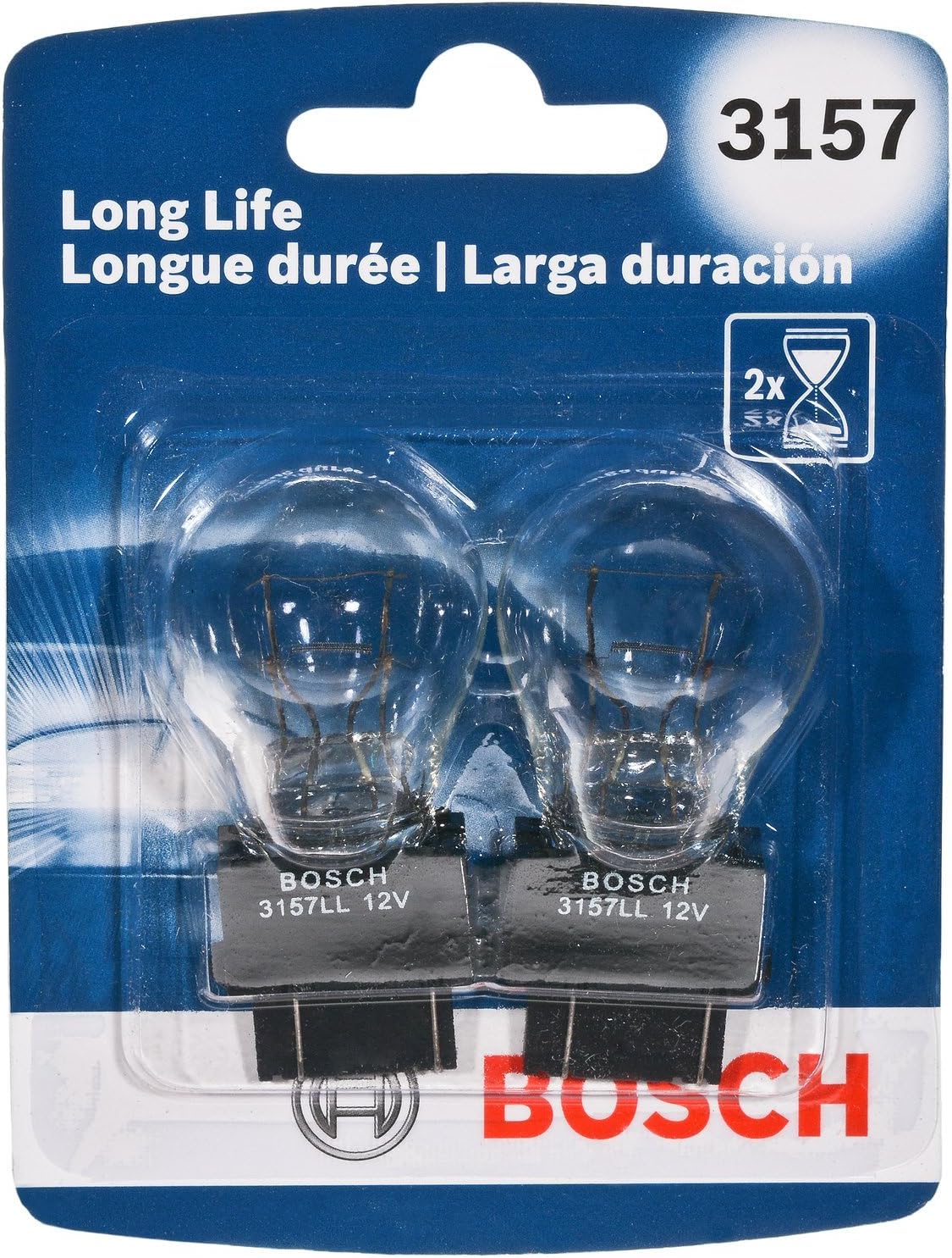 Bosch 3157 Long Life Upgrade Minature Bulb, Pack of 2